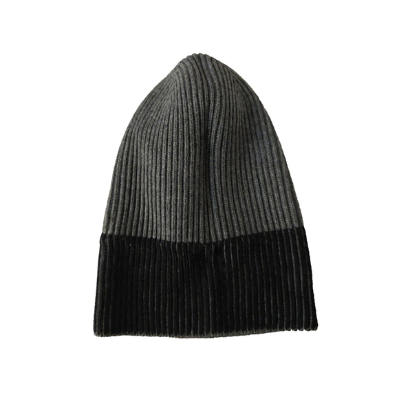 Michael Kors Colorblock Black & Gray Beanie Fall Winter Hat Sz One Size NWT main image 9